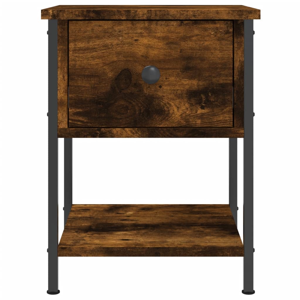 Bedside tables, 2 pcs., smoky, 34x35.5x45cm, wood