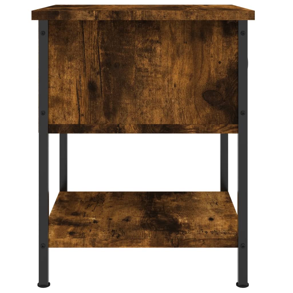 Bedside tables, 2 pcs., smoky, 34x35.5x45cm, wood