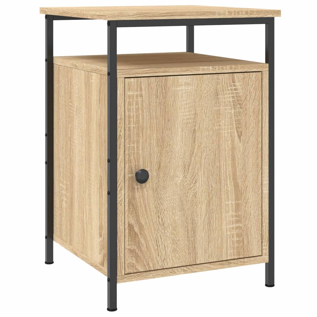 Bedside tables, 2 pcs., oak, 40x42x60cm, treated wood