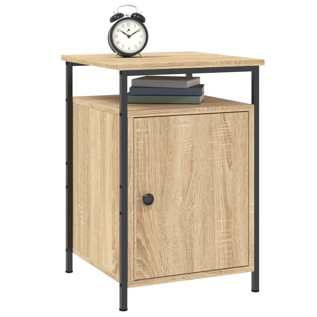 Bedside tables, 2 pcs., oak, 40x42x60cm, treated wood