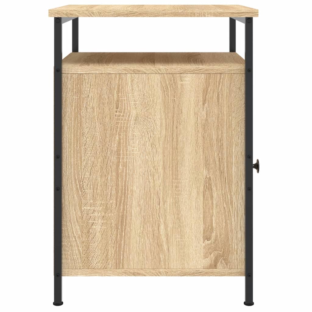 Bedside tables, 2 pcs., oak, 40x42x60cm, treated wood