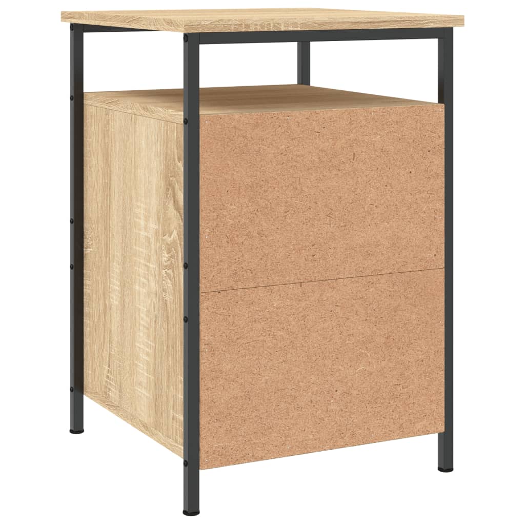 Bedside tables, 2 pcs., oak, 40x42x60cm, treated wood