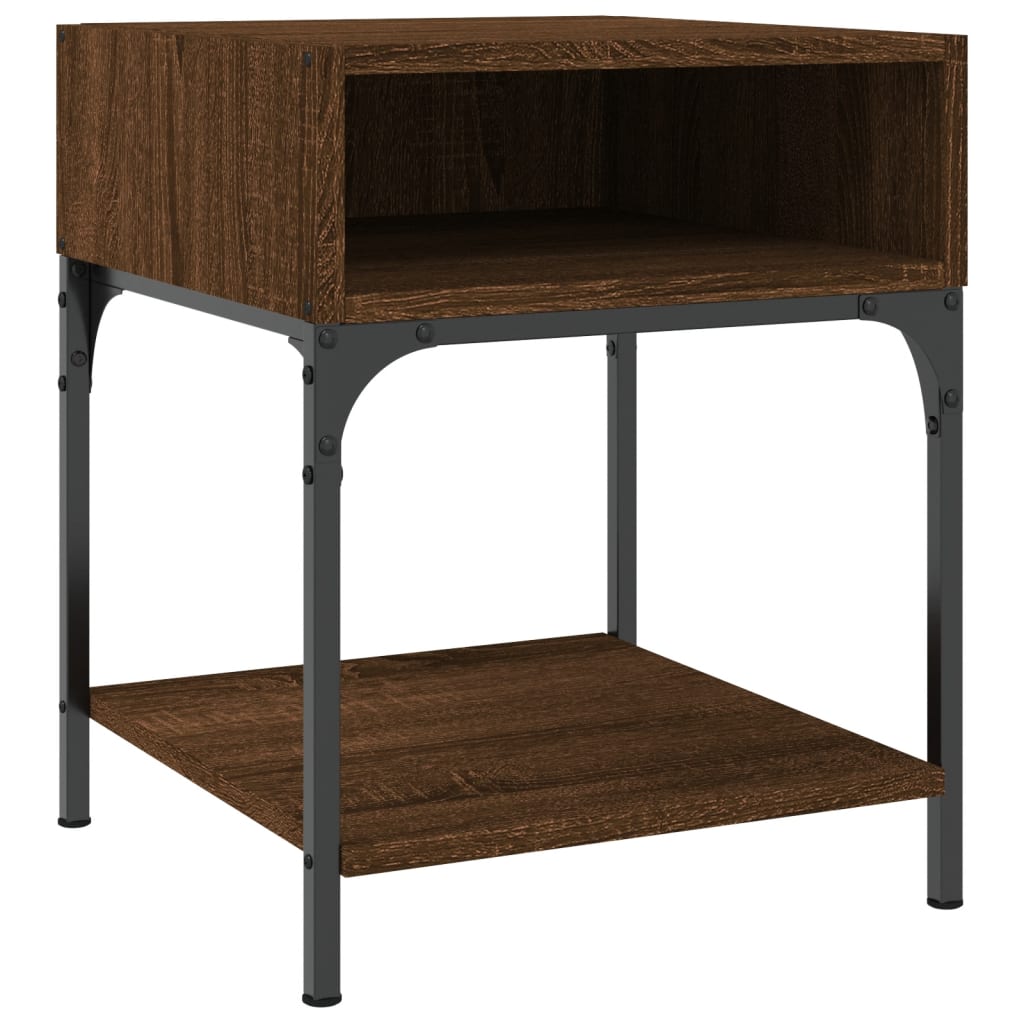 Bedside tables, 2 pcs, brown oak, 40x41x50cm, wood