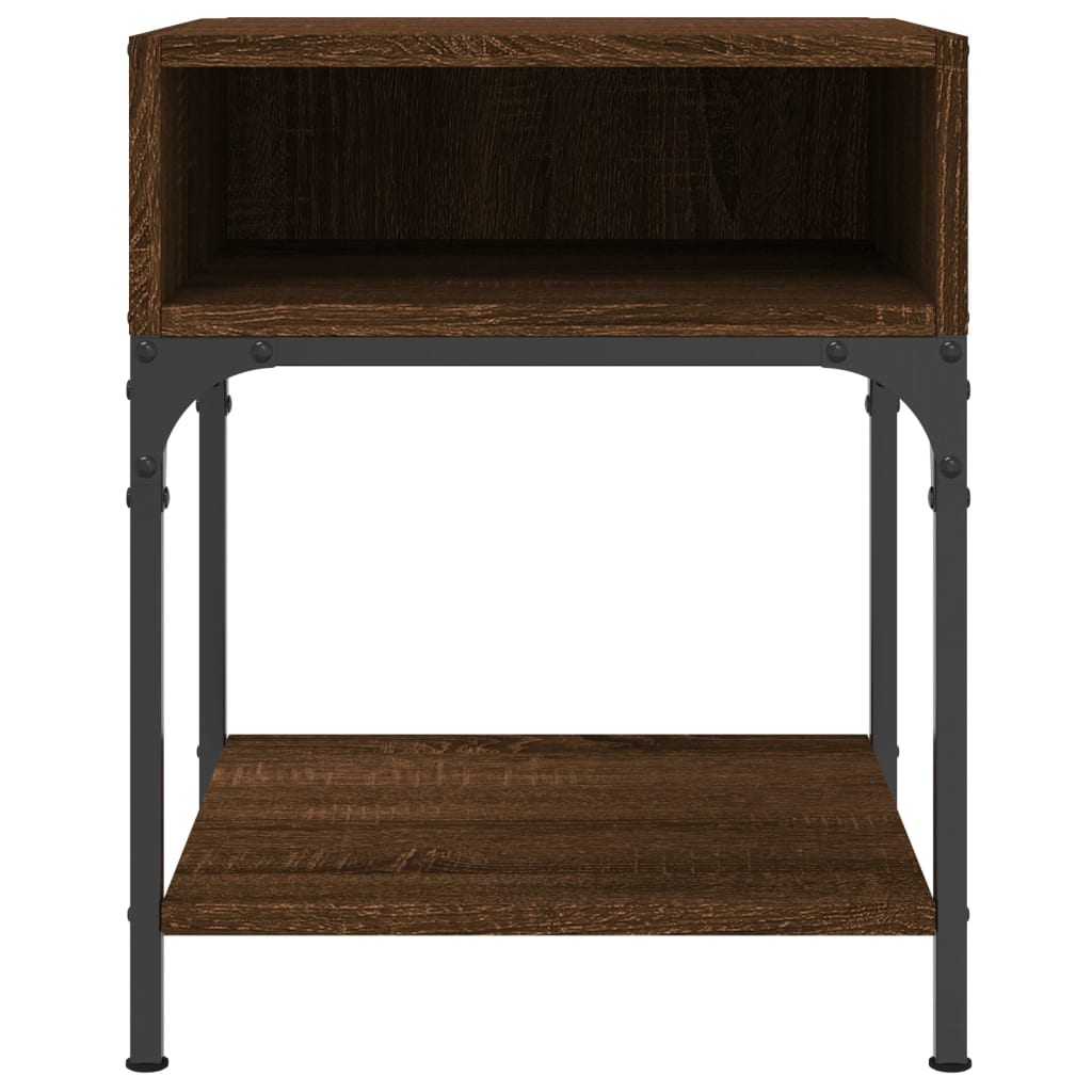 Bedside tables, 2 pcs, brown oak, 40x41x50cm, wood