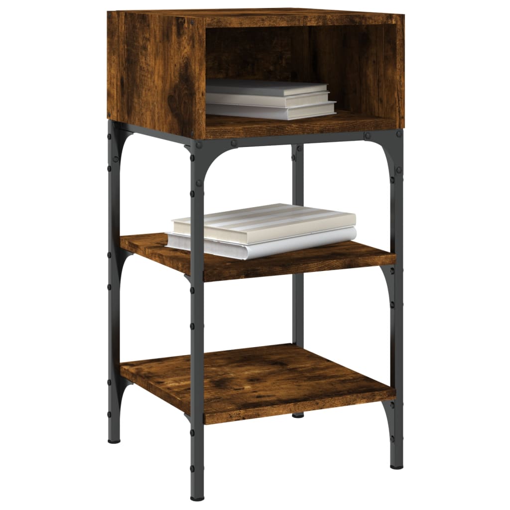 Nightstands, 2 pcs., smoky, 35x34.5x70cm, wood