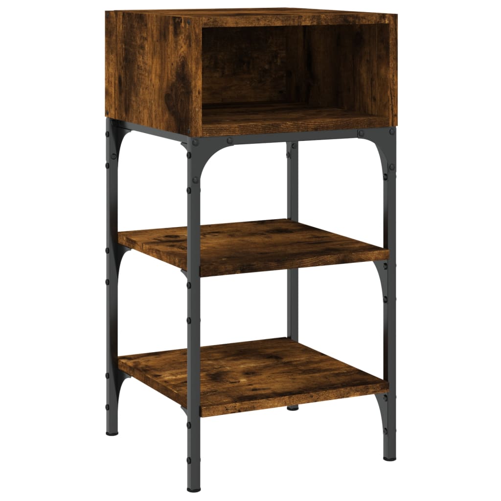 Nightstands, 2 pcs., smoky, 35x34.5x70cm, wood