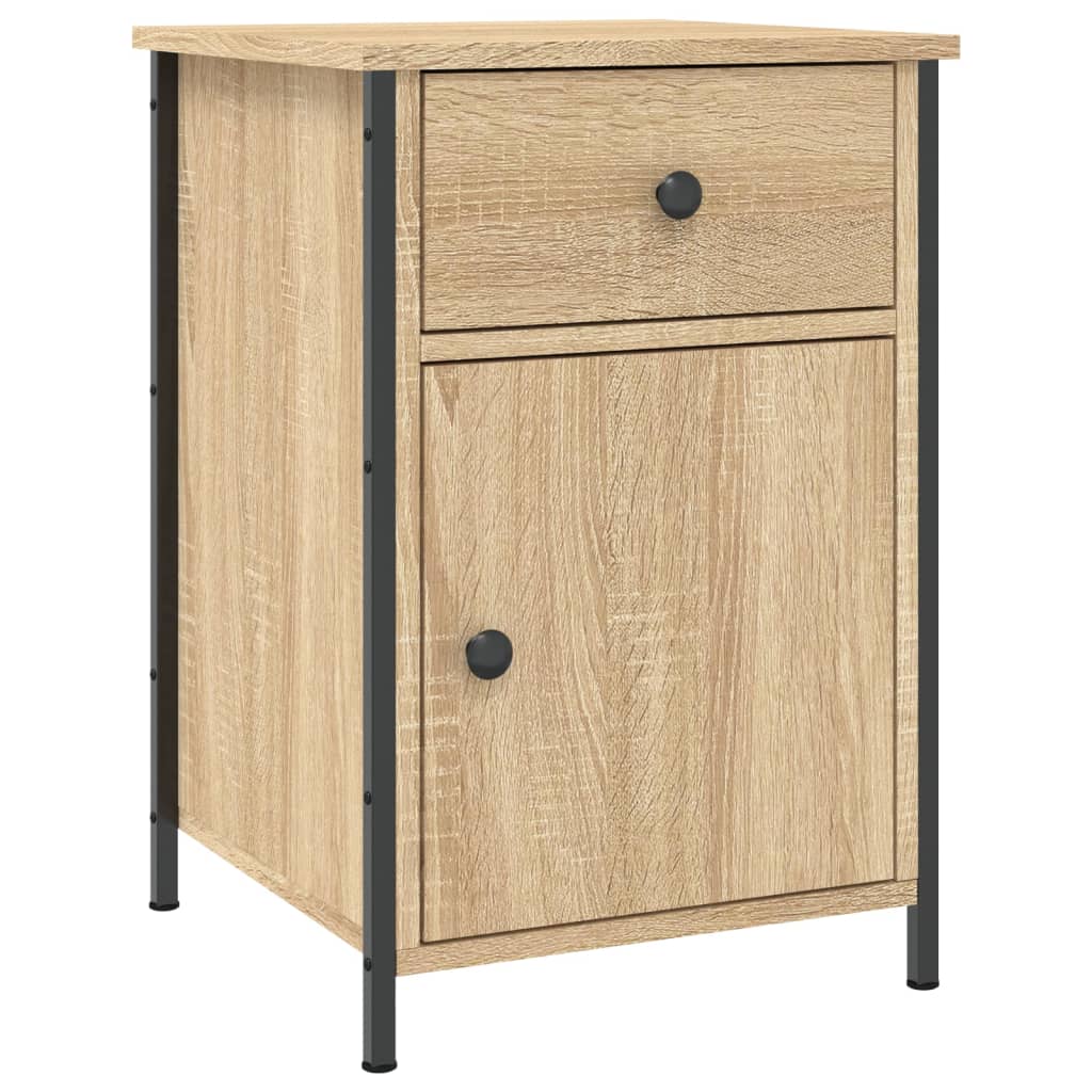 Bedside tables, 2 pcs., oak, 40x42x60cm, treated wood