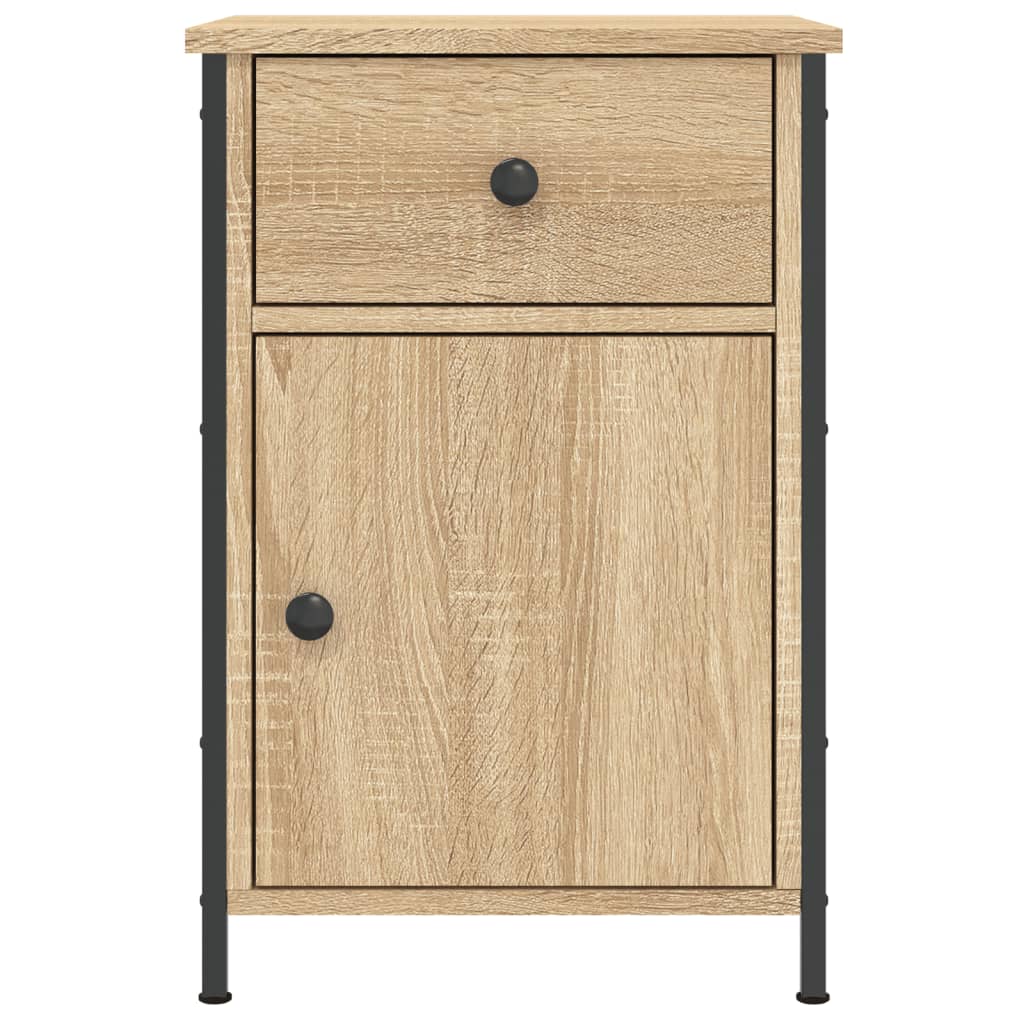 Bedside tables, 2 pcs., oak, 40x42x60cm, treated wood