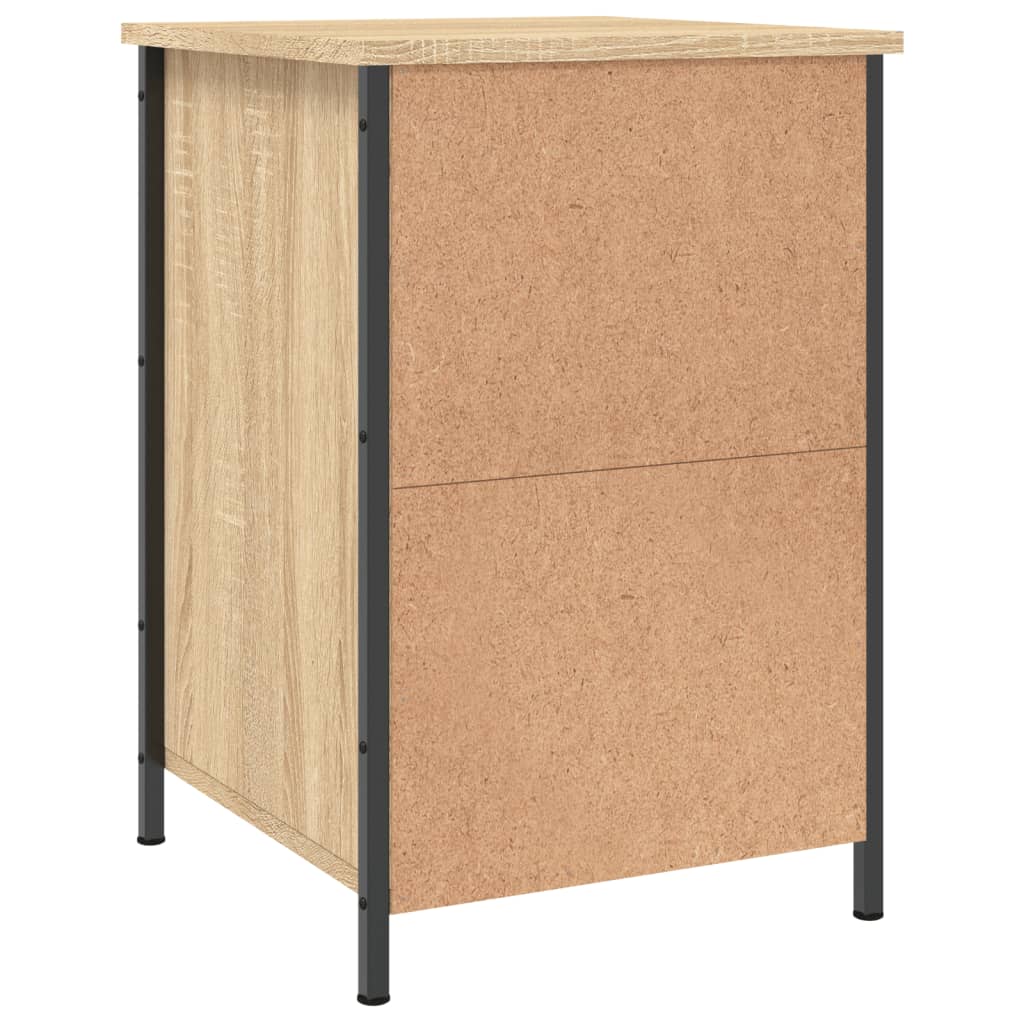 Bedside tables, 2 pcs., oak, 40x42x60cm, treated wood