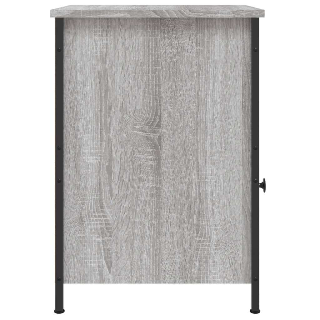 Bedside tables, 2 pcs., grey oak, 40x42x60cm, wood