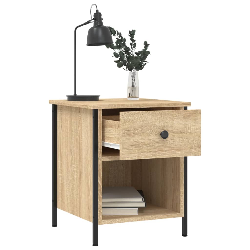 Nightstands, 2 pcs., Sonoma oak, 40x42x50cm, wood