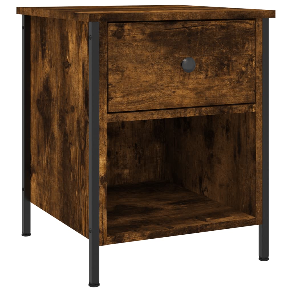 Nightstands, 2 pcs., smoked oak, 40x42x50cm, wood