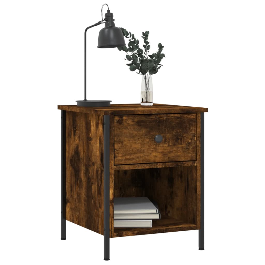 Nightstands, 2 pcs., smoked oak, 40x42x50cm, wood