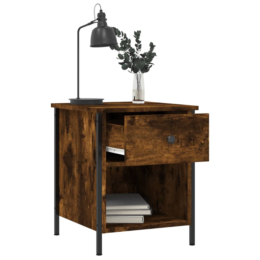 Nightstands, 2 pcs., smoked oak, 40x42x50cm, wood