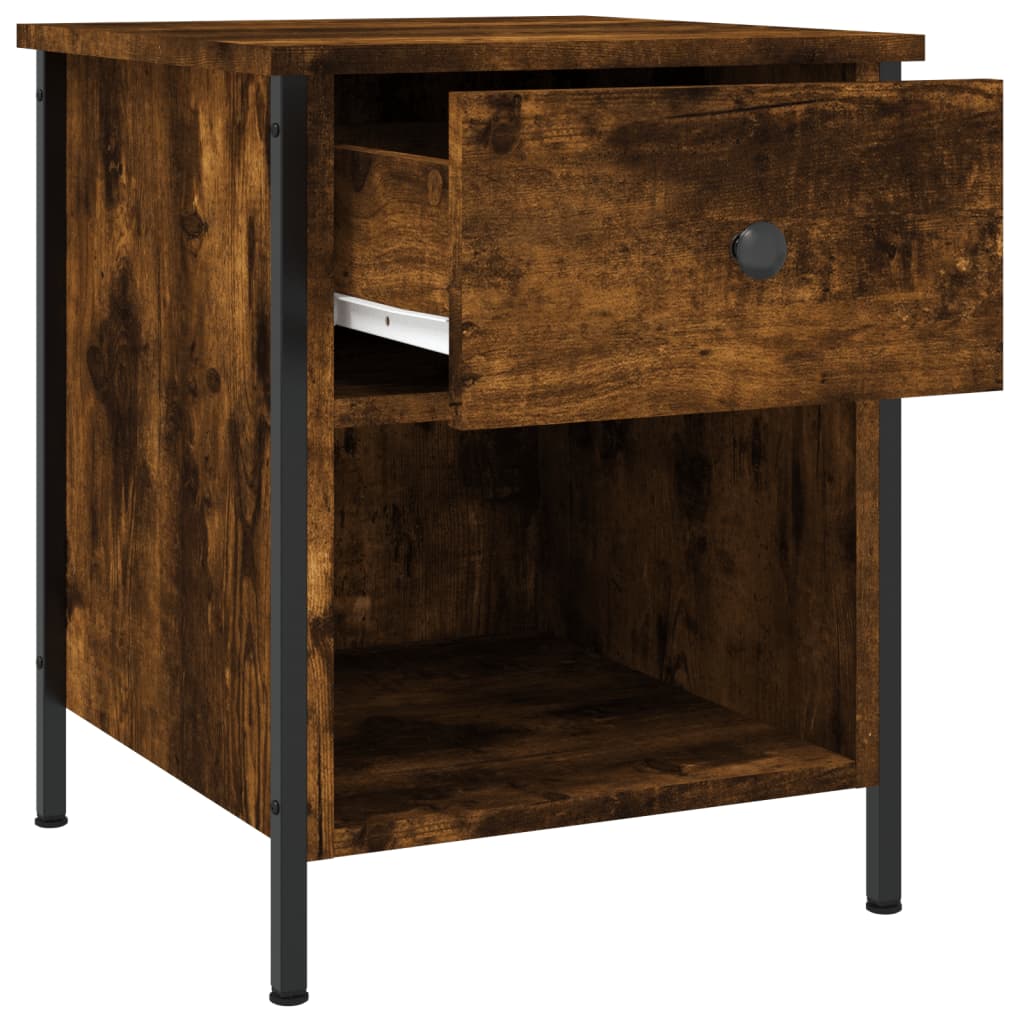 Nightstands, 2 pcs., smoked oak, 40x42x50cm, wood