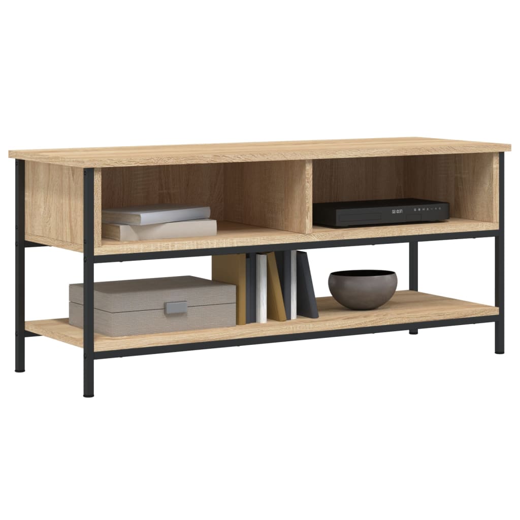 TV cabinet, oak, 100x35x45cm, treated wood