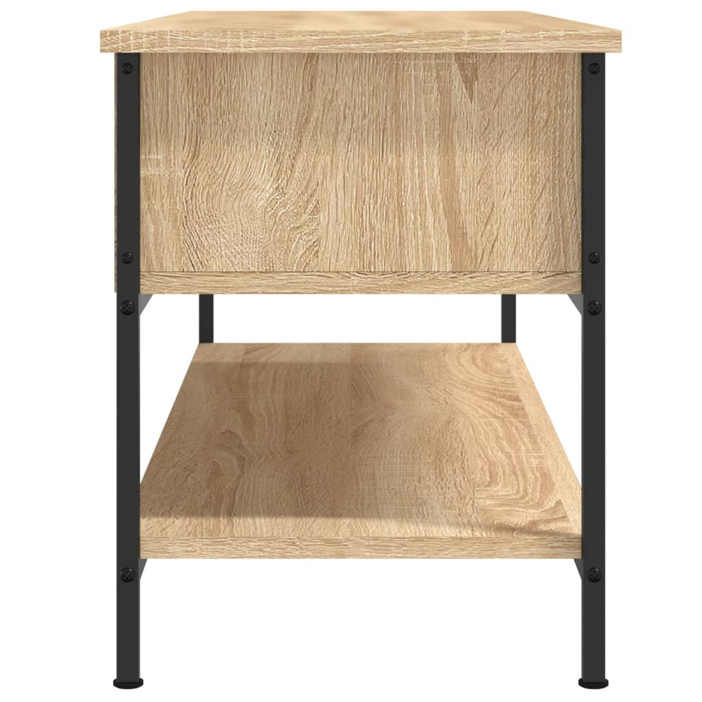 TV cabinet, oak, 100x35x45cm, treated wood