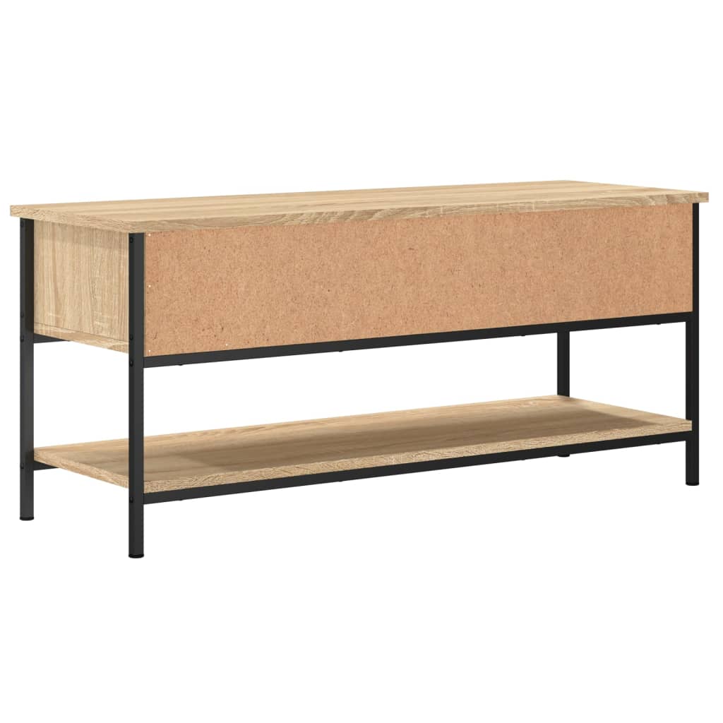 TV cabinet, oak, 100x35x45cm, treated wood