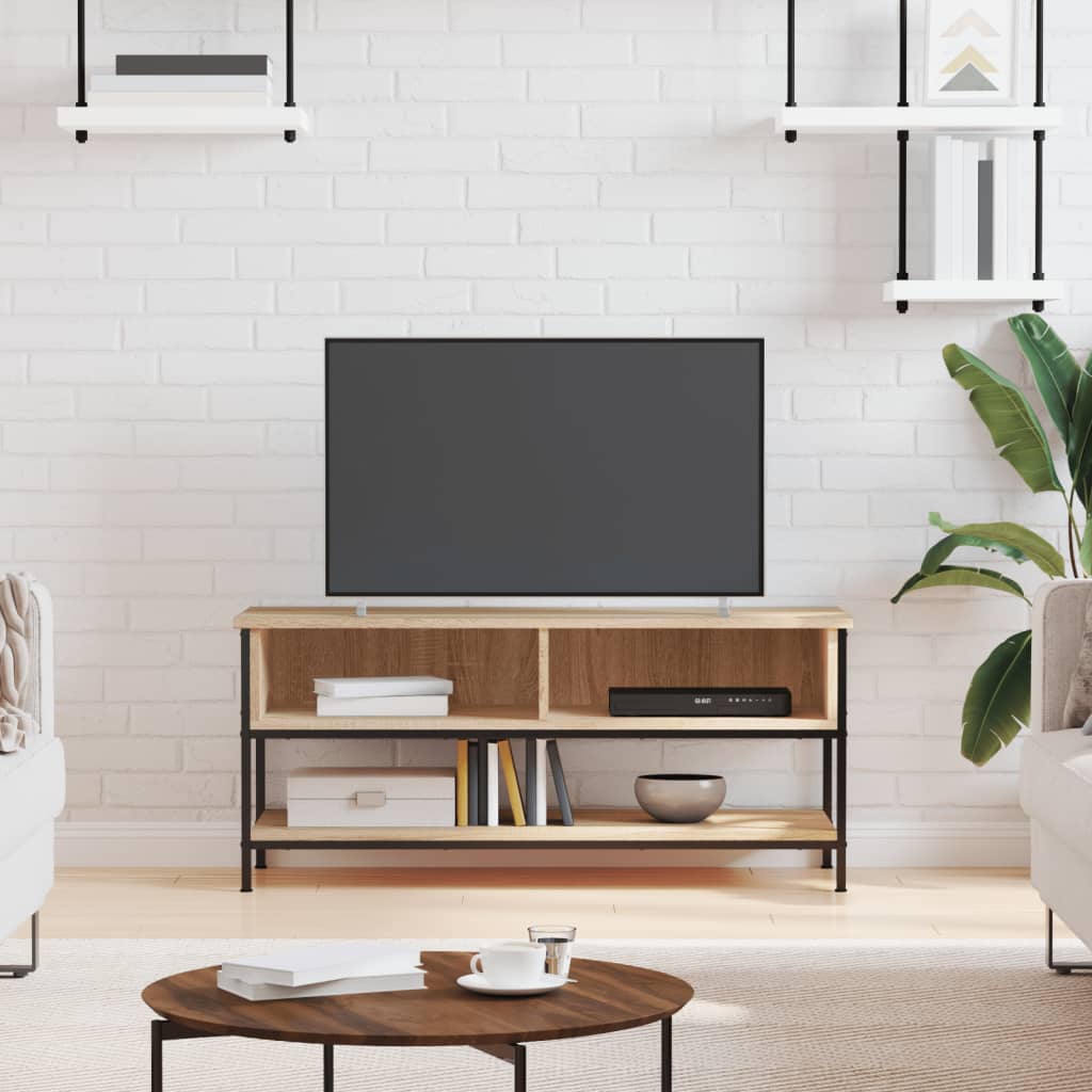 TV cabinet, oak, 100x35x45cm, treated wood