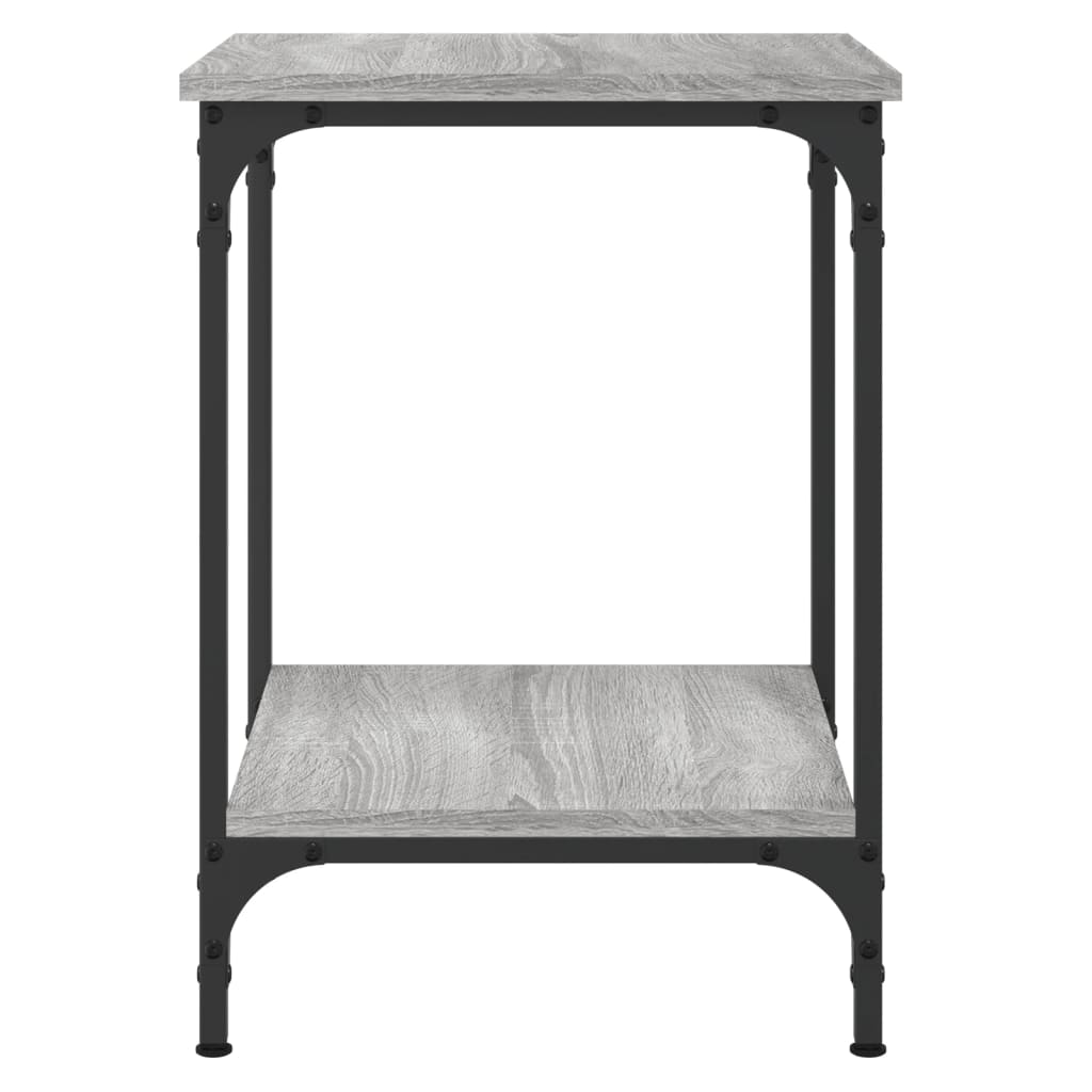 Coffee table, grey oak, 40x40x55cm, engineered wood