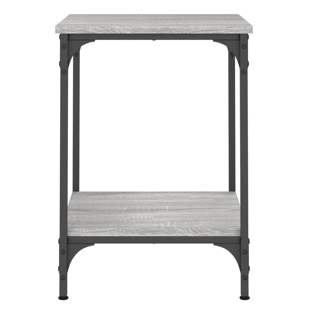 Coffee table, grey oak, 40x40x55cm, engineered wood