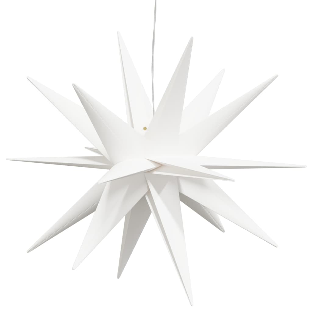 Kalėdiniai šviestuvai su LED SNOWFLAKE, 3vnt., balti, 43cm, sulankstomi