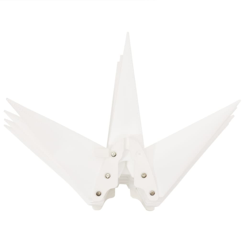 Kalėdiniai šviestuvai su LED SNOWFLAKE, 3vnt., balti, 43cm, sulankstomi