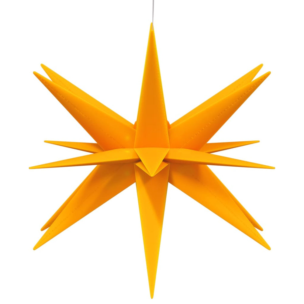 Kalėdiniai šviestuvai su LED GARLAND, 3vnt., geltoni, 43cm, sulankstomi