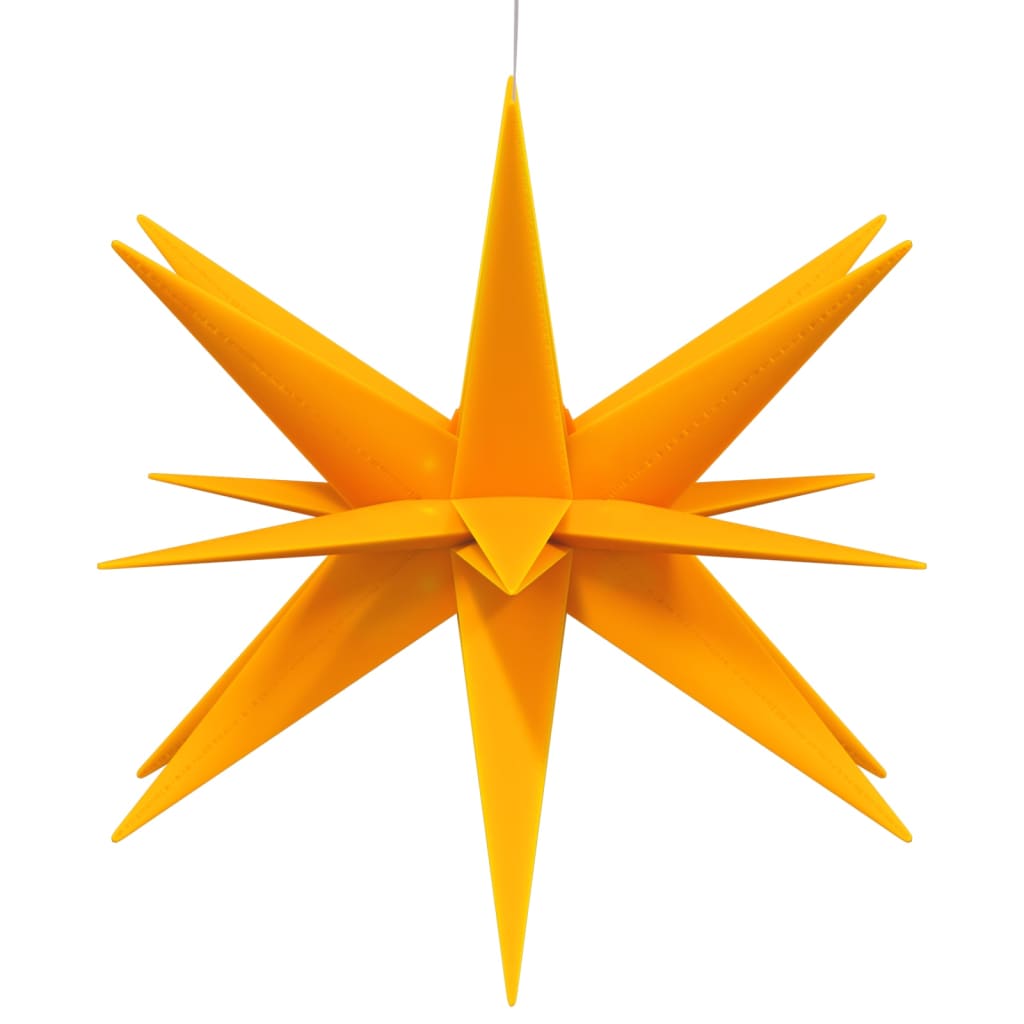 Kalėdiniai šviestuvai su LED GARLAND, 3vnt., geltoni, 43cm, sulankstomi