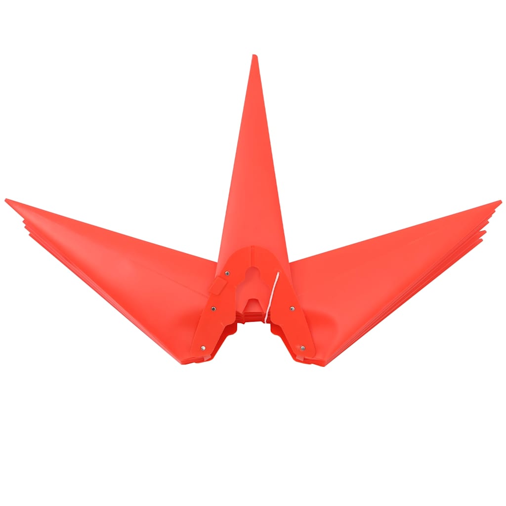 Christmas spike lights / LED, 3 pcs, red, 57 cm