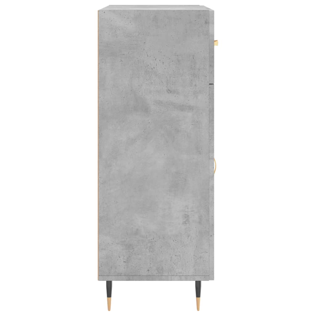 Sideboard, concrete gray, 69.5x34x90cm, engineered wood