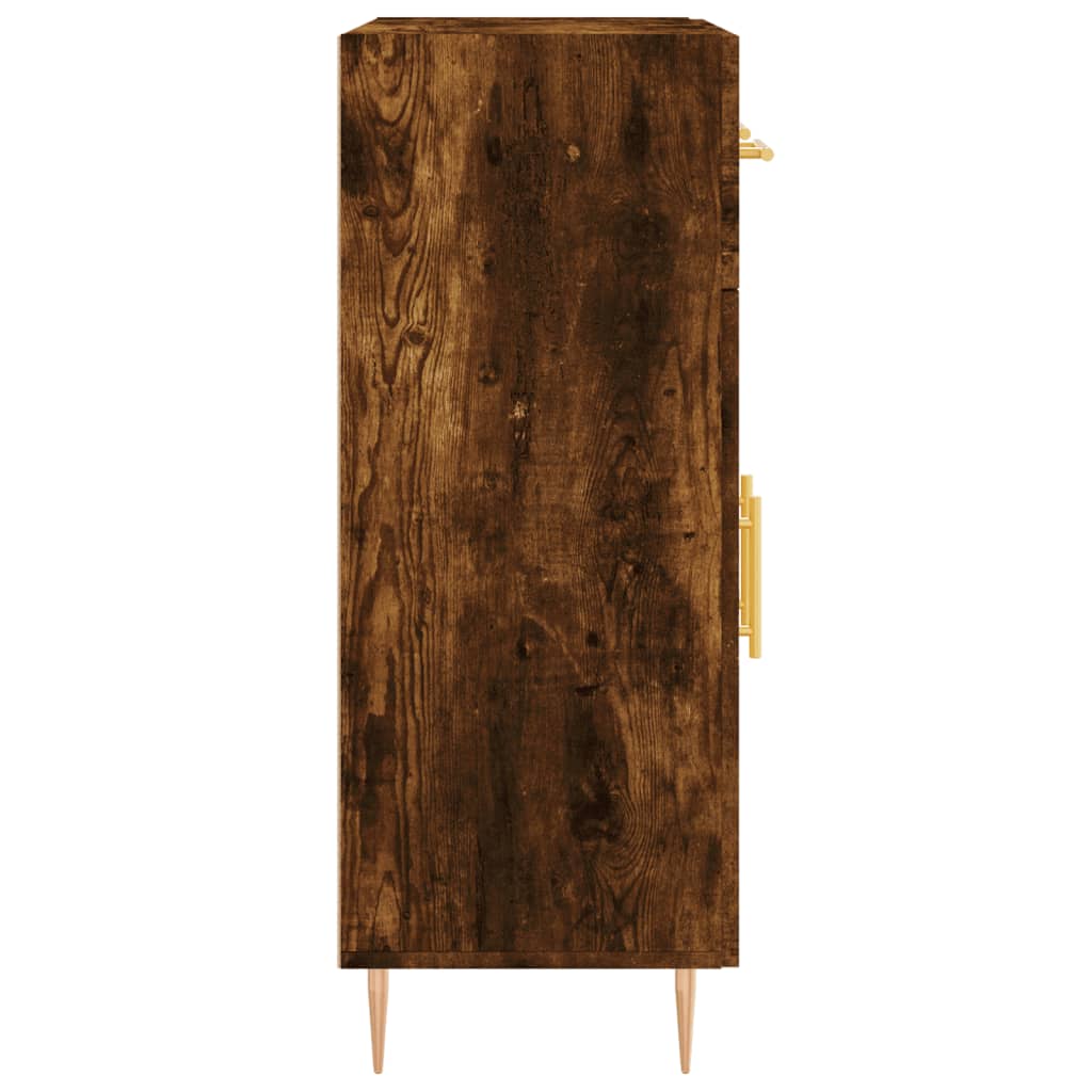Šoninė spintelė, dūminio ąžuolo, 69,5x34x90cm, apdirbta mediena