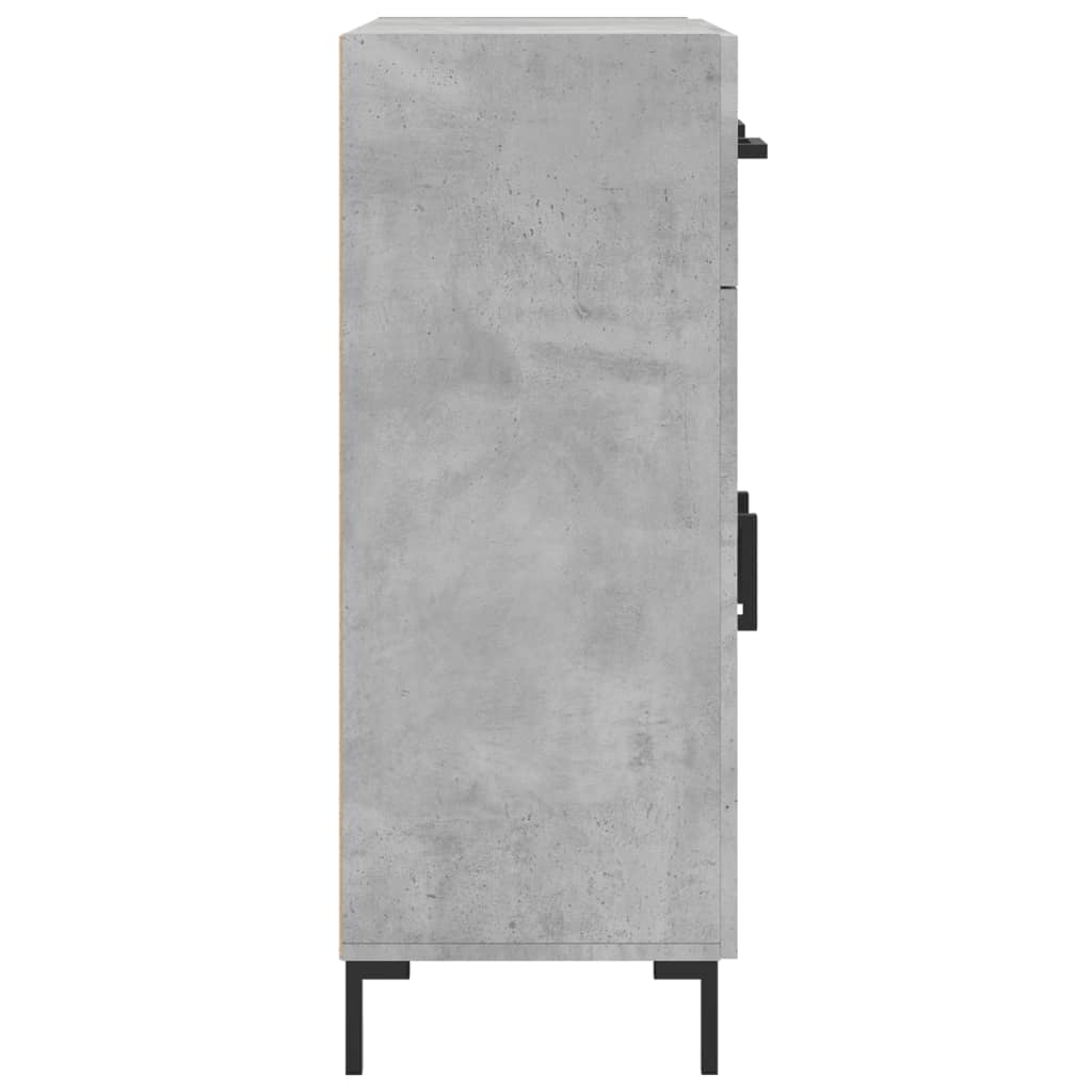 Sideboard, concrete gray, 69.5x34x90cm, engineered wood