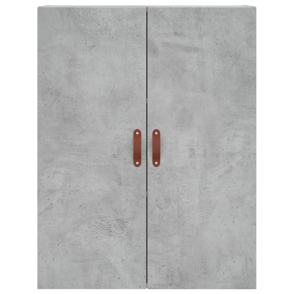 Wall-mounted cabinet, concrete gray, 69.5x34x90cm