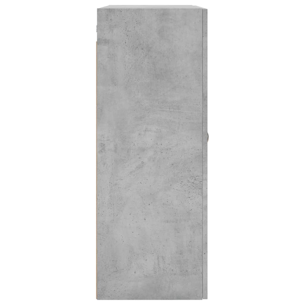 Wall-mounted cabinet, concrete gray, 69.5x34x90cm