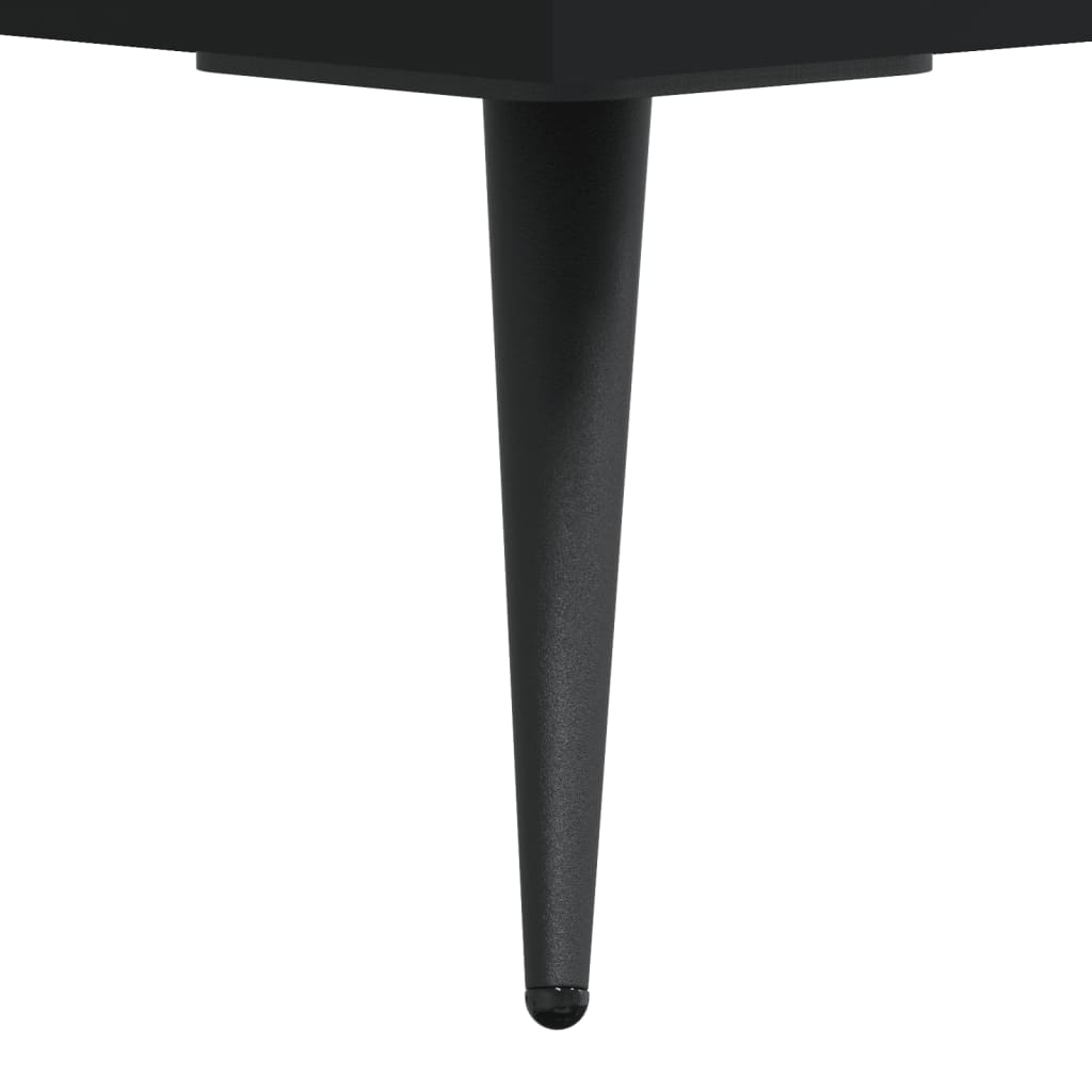 TV cabinet, black, 102x36x50cm, engineered wood