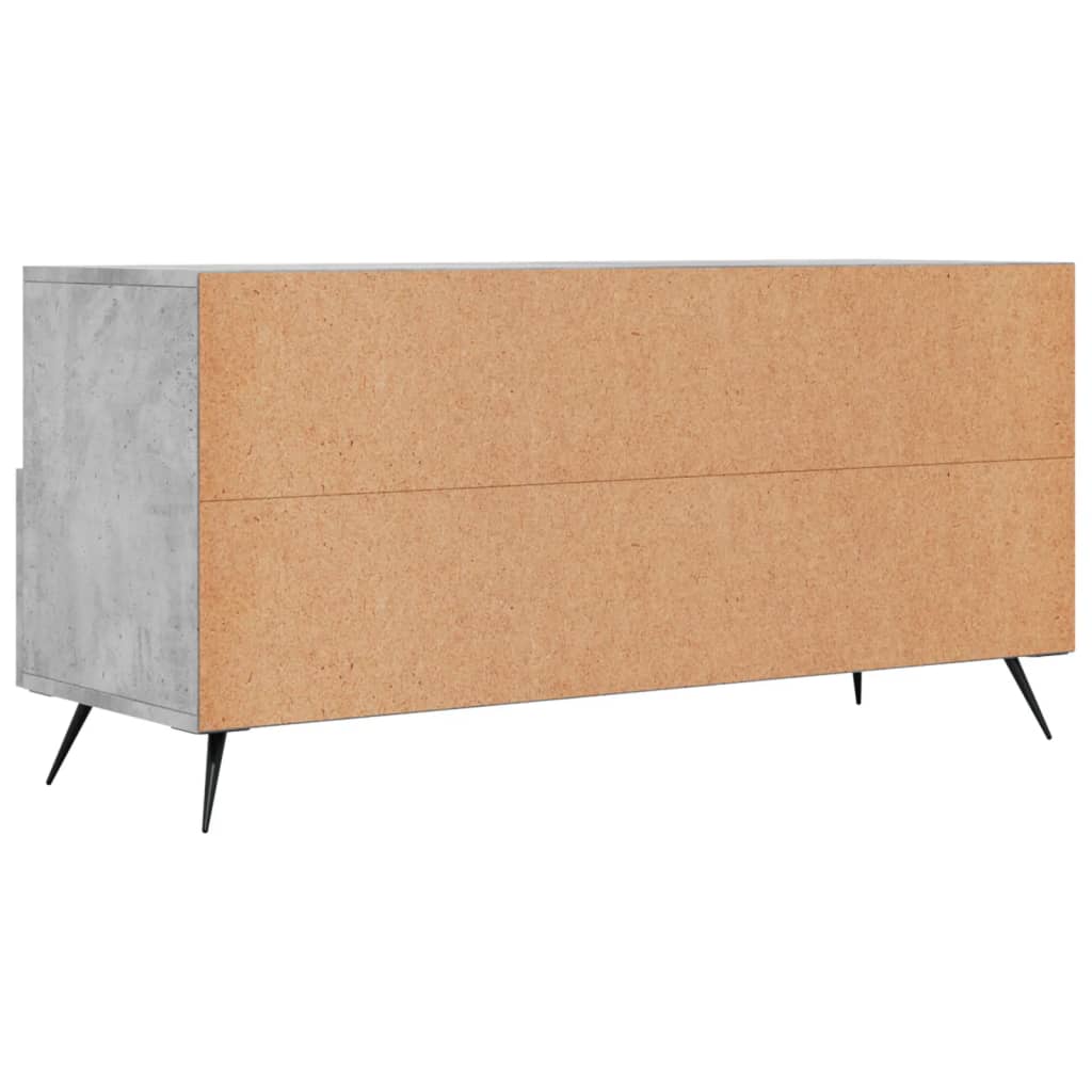 TV cabinet, concrete gray, 102x36x50cm, wood