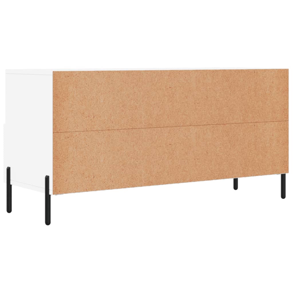 TV Cabinet, white, 102x36x50cm, engineered wood
