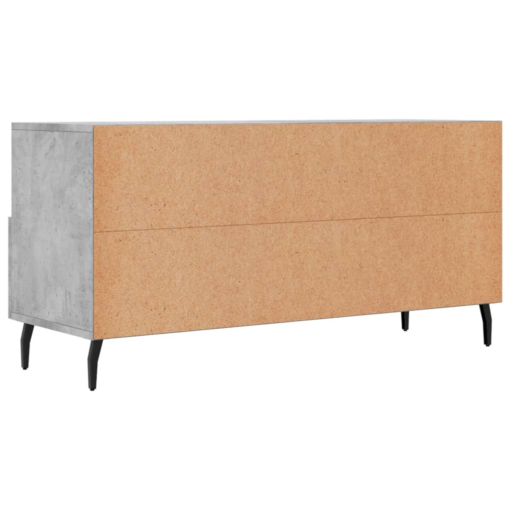 TV cabinet, concrete gray, 102x36x50cm, wood