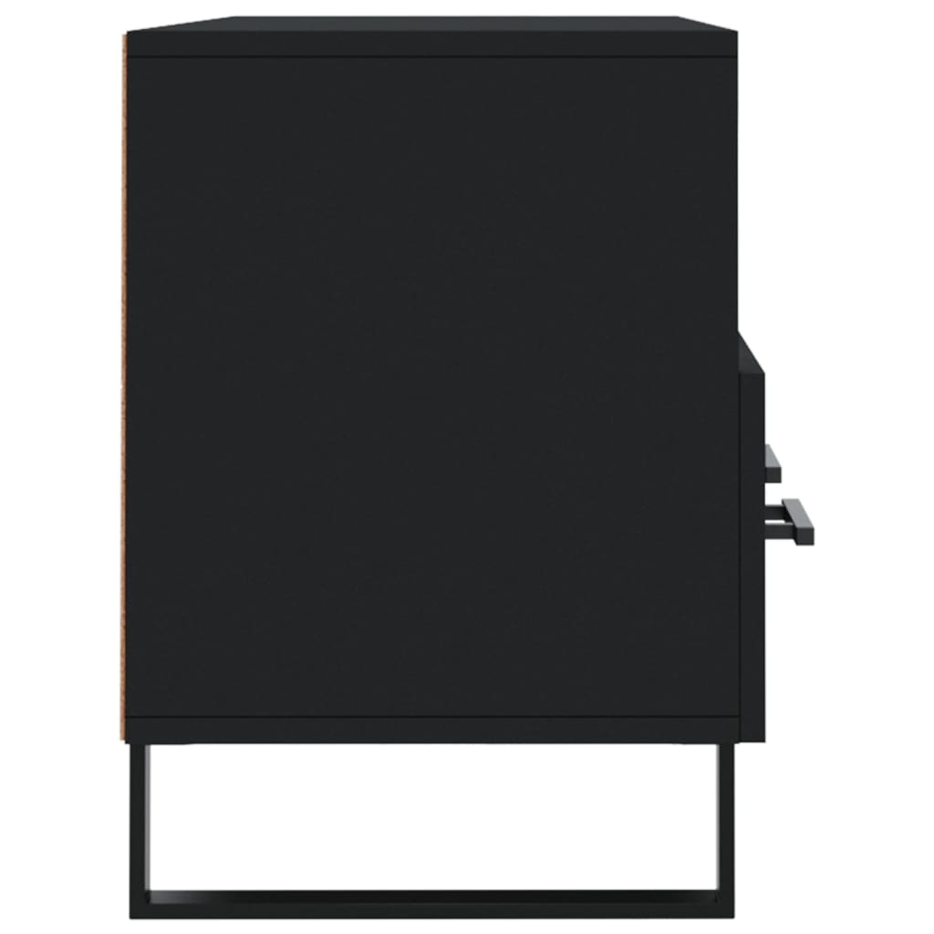 Televizora skapītis, melns, 102x36x50cm, apstrādāta koksne