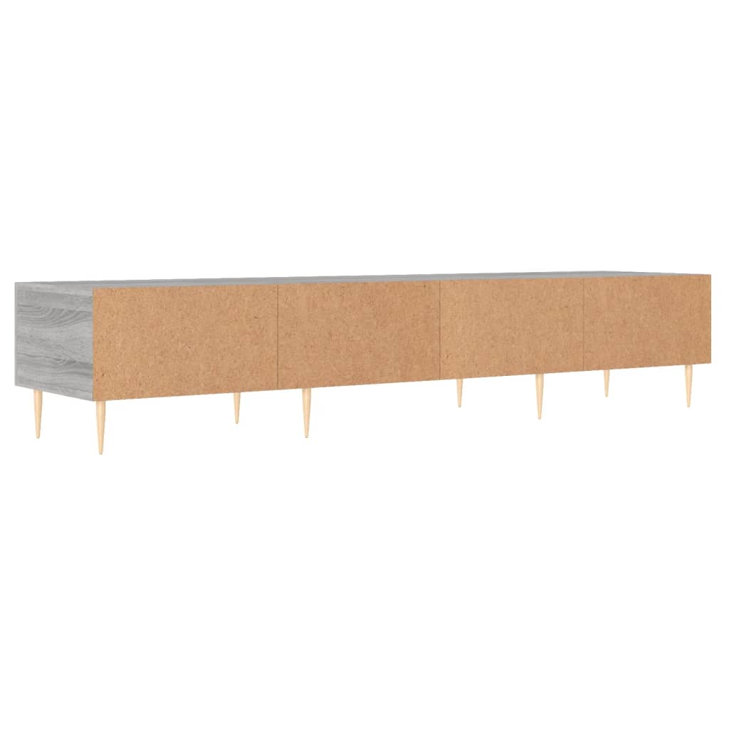 TV cabinet, grey oak, 150x36x30cm, wood
