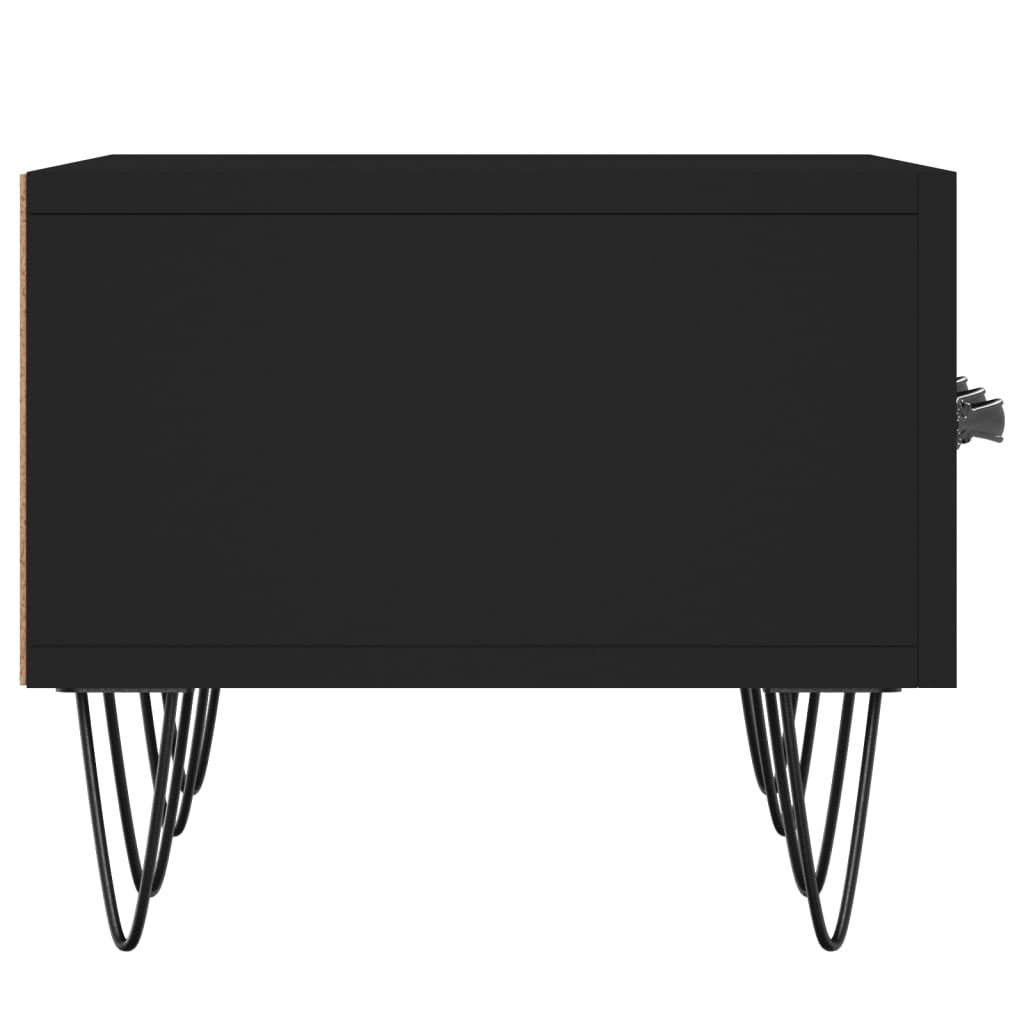 TV cabinet, black, 150x36x30cm, engineered wood