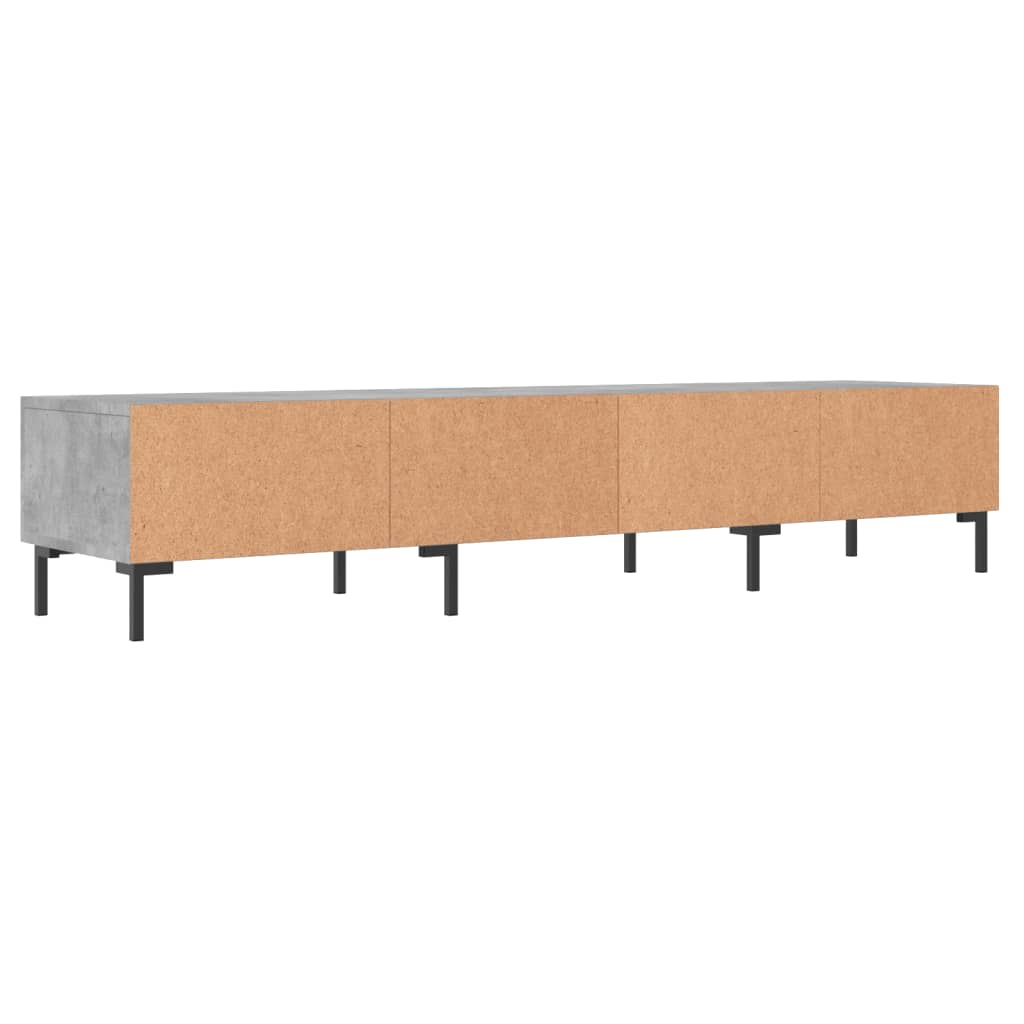 Televizoriaus spintelė, betono pilka, 150x36x30cm, mediena