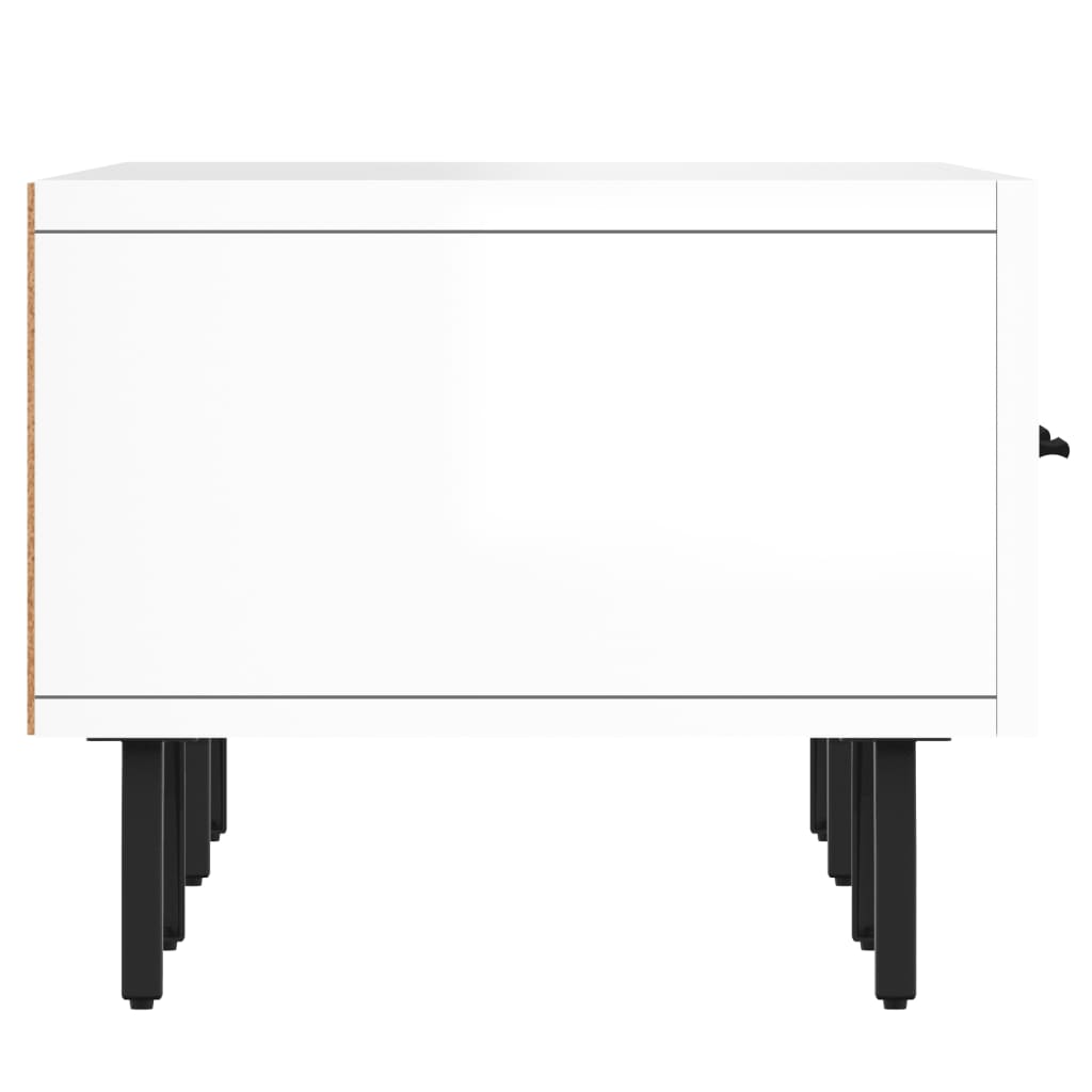 TV cabinet, white, 150x36x30cm, wood, glossy