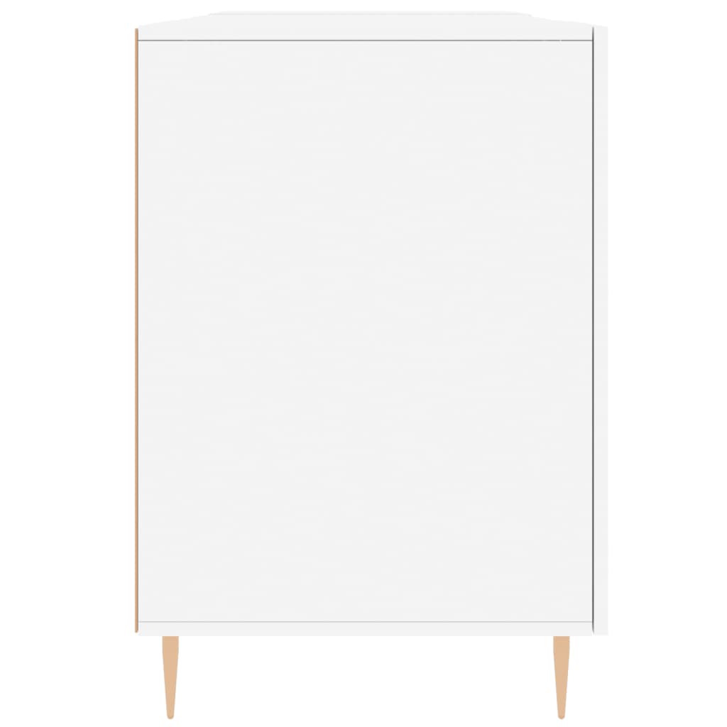 Rašomasis stalas, baltos spalvos, 140x50x75cm, apdirbta mediena