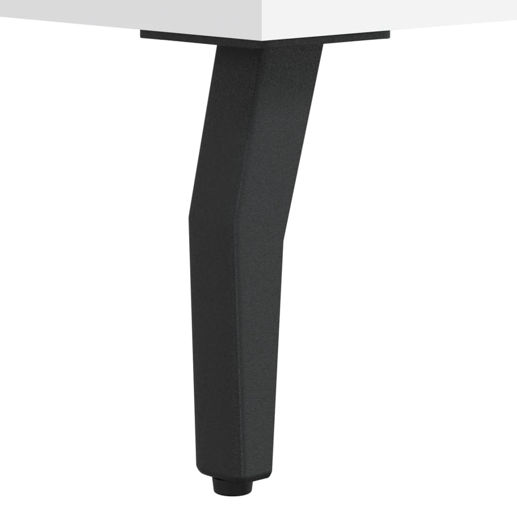 Writing desk, white, 140x50x75cm, engineered wood
