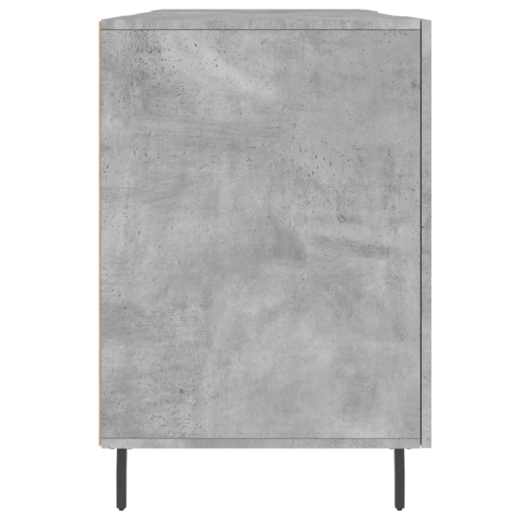 Desk, concrete gray, 140x50x75cm, engineered wood