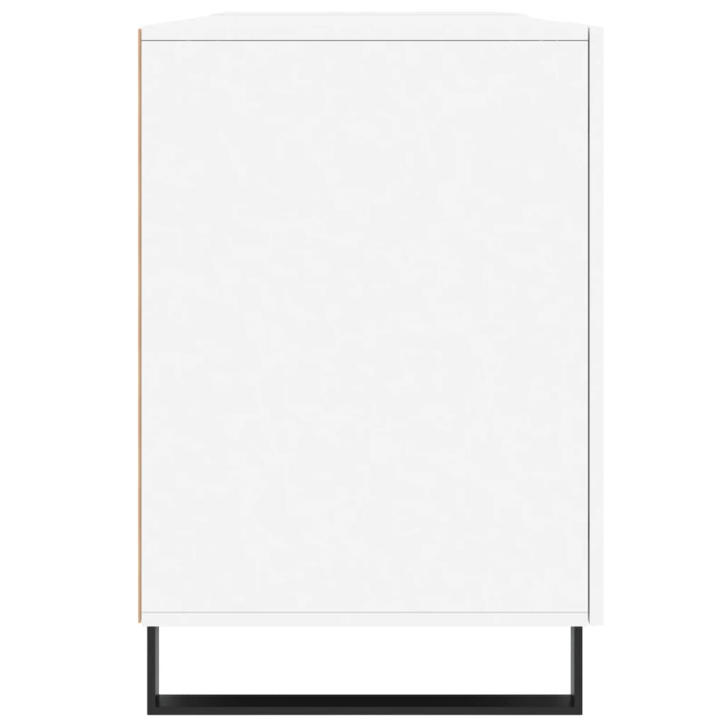 Rašomasis stalas, baltos spalvos, 140x50x75cm, apdirbta mediena
