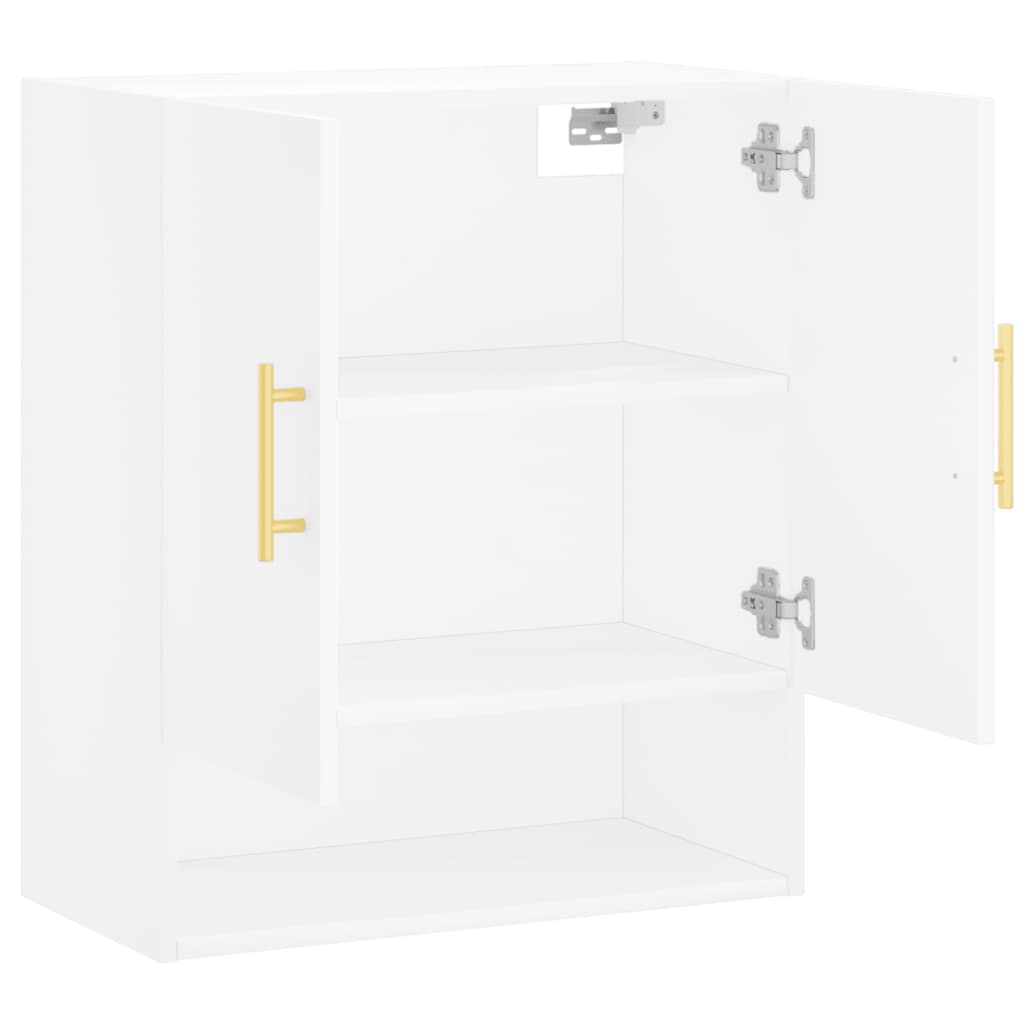 Wall cabinet, white, 60x31x70cm, engineered wood