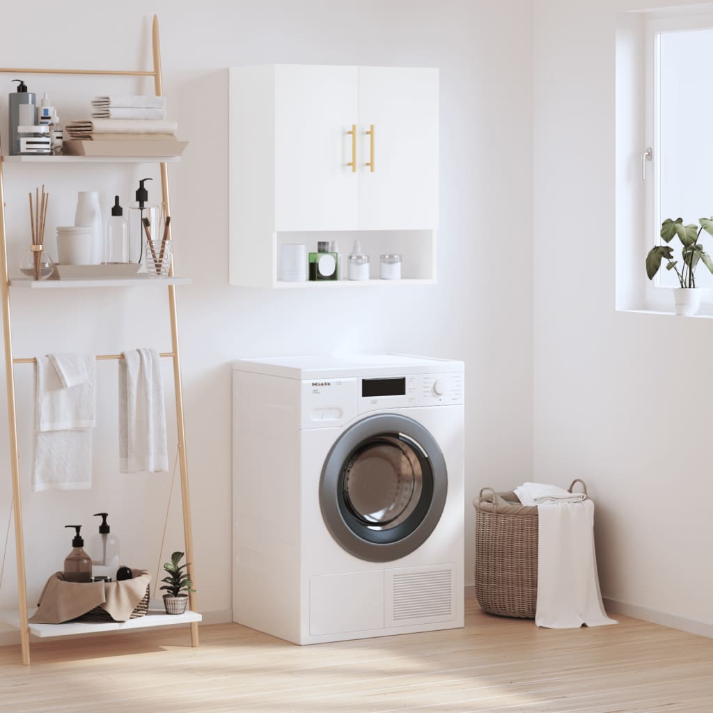 Wall cabinet, white, 60x31x70cm, engineered wood